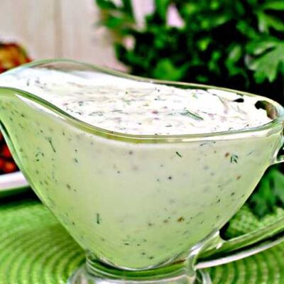 Белый соус шашлычный фирменный в Шашлык хаус по цене 99 ₽
