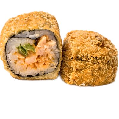 Горячий ролл с жареным лососем в Суши-Мания по цене 390