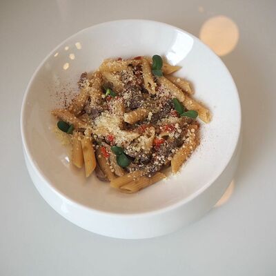 Пенне с говядиной в пряном соусе в Bucho по цене 500 ₽