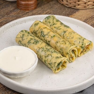 Блинчик с ветчиной и сыром в Буркина Фасоль по цене 100 ₽