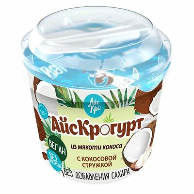 Десерт кокосовый Айскрогурт с кокосовой стружкой в Азбука Вкуса Экспресс Меню по цене 81 ₽