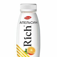 Сок Rich апельсин в Белый рис