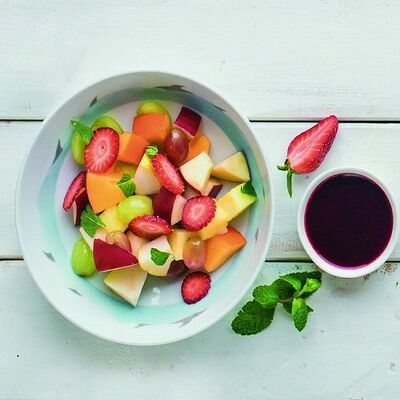 Фруктовый салат в Баклажан в ТЦ 