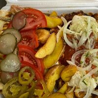 Шаурма на тарелкев Burger Room