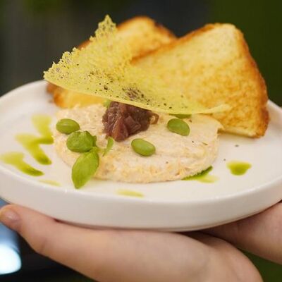 Риет из форели с луковым конфитюромв Pur Pur по цене 780 ₽