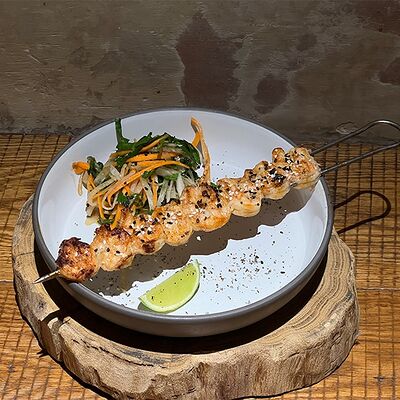 Креветки жареные на гриле в Потроха по цене 629