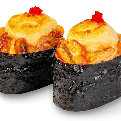 Запеченный гункан с угрем в Дом суши по цене 350 ₽