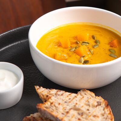 Крем-суп из тыквы в Masters & Margaritas по цене 520 ₽