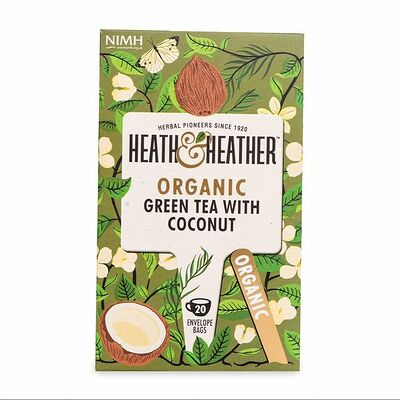 Чай зеленый Heath&Heather с ароматом кокоса в Азбука Вкуса Экспресс Меню по цене 398 ₽