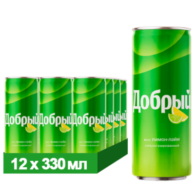 Добрый Лимон-лайм в Пицца да мамма ЦУМ по цене 120 ₽