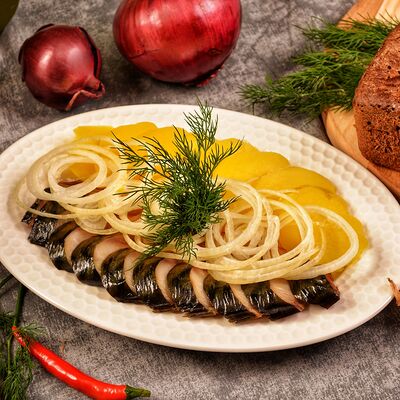 Скумбрия с картофелем в Чапай по цене 320