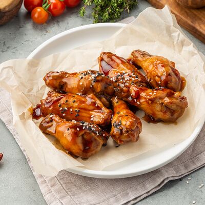 Крылья Терияки 9 шт в Вкусный цыпленок по цене 595 ₽