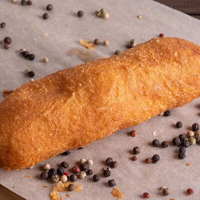 Сосиска в тесте жареная в Шаурма по цене 98 ₽