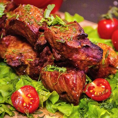 Шашлык из cвинoй шеи в Огонёк по цене 600 ₽