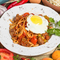 Лагман-ковурма в Мушмула