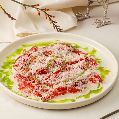 Запечённый болгарский перец с соусом тоннато в УГОДНИКИ по цене 637 ₽