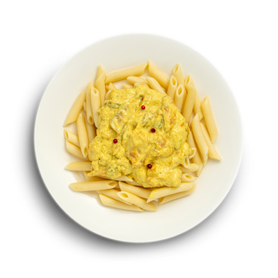 Пенне с лососем в шафрановом соусе в Prime по цене 379 ₽