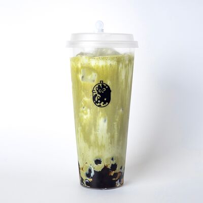 Матча латте L в TEE CAT BUBBLE TEA по цене 390 ₽