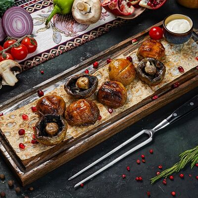 Шампиньоны на углях в Мясье Шашлык по цене 529 ₽