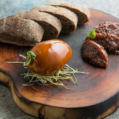 Паштет из фермерской утки с инжирным конфитюром в Welcome по цене 620 ₽