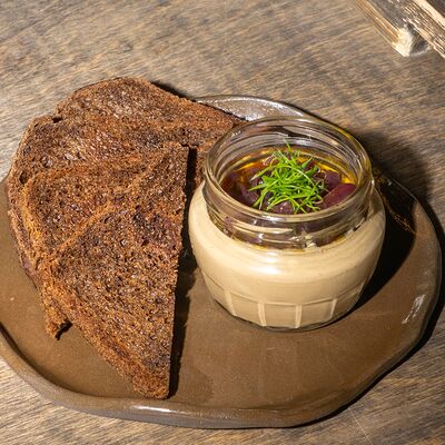 Трюфельный паштет из печени цыпленка в Синий пони по цене 440 ₽