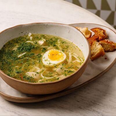 Суп куриный в Кристалл по цене 460 ₽