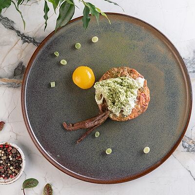 Тартар из вырезки молодого бычка в Мясо & Рыба по цене 1390 ₽