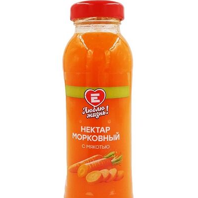 Нектар Люблю жизнь морковный в стеклянной банке в Европа по цене 80 ₽