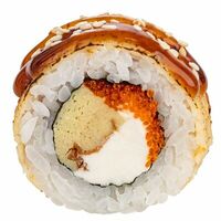 #228 ролл с угрем и омлетом в GODZILLA