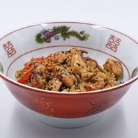 Вок с рисом и цыпленком в Bar 812