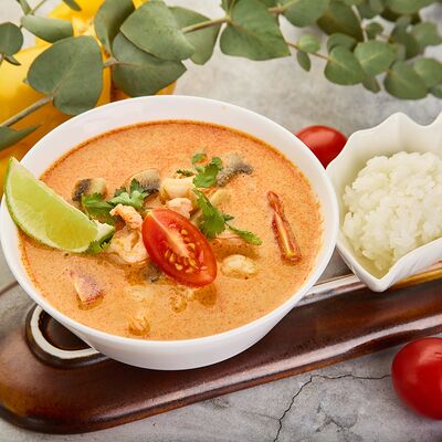 Том ям с креветками в Sushist по цене 715 ₽