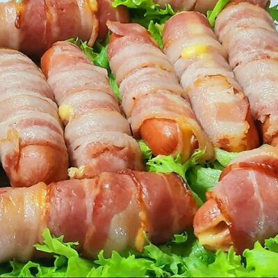 Сосиски в беконе на мангале в Мясной Дом по цене 715 ₽
