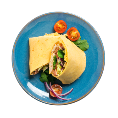 Ролл с курицей и соусом карри в Азбука Вкуса Экспресс Меню по цене 258 ₽