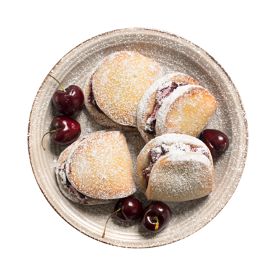 Конверт песочный с вишневой начинкой от шеф-пекаря Ав в Азбука Вкуса Экспресс Меню по цене 85 ₽