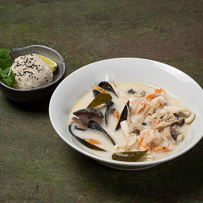 Том Кха с морепродуктами в Бай Тай по цене 850 ₽