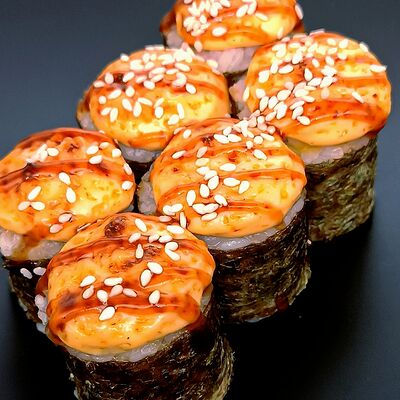 Спайси-маки с угрем в Pizza Hot по цене 380 ₽