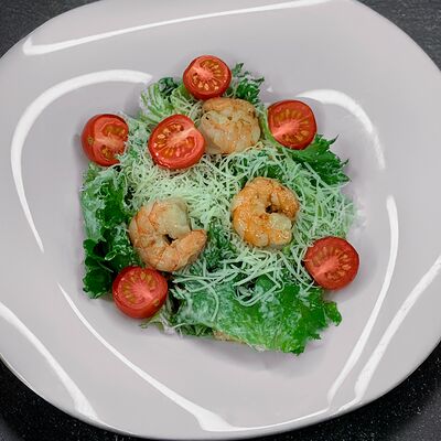 Цезарь с креветками в Brauny по цене 580 ₽