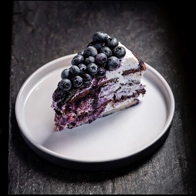 Черничный торт с голубикой в Техникум по цене 790 ₽