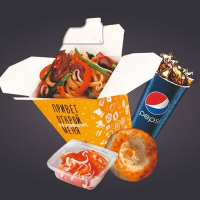 Комбо Удон в #ПЛОВ_ВКОРОБОЧКЕ по цене 3990 ₸