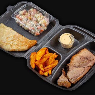 Комбо со свиной лопаткой в Булка и Мясо по цене 720 ₽