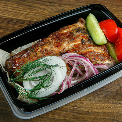 Шашлык из свиных ребер в Чача по цене 730 ₽