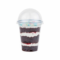 Тортик в стакане на шоколадном корже в Matata Bubble Tea
