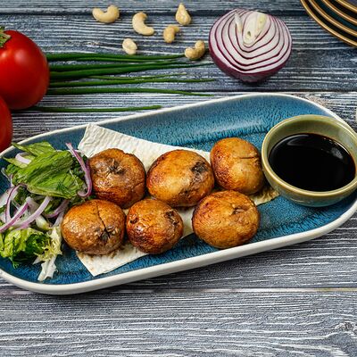 Шампиньоны на мангале в КАФЕ ВЕСНА по цене 390 ₽