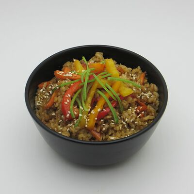 Рис тяхан с овощами в Yoshi по цене 200