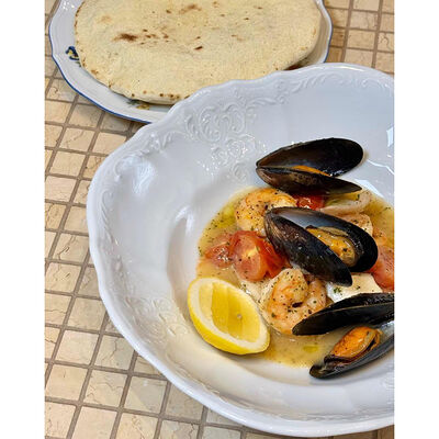 Соте из морепродуктов в Мари по цене 760 ₽