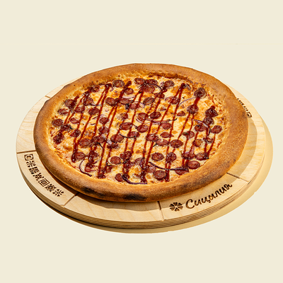 22 см Пицца Колбаски BBQ в Сицилия по цене 550 ₽