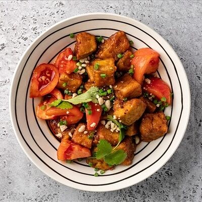 Салат Хрустящие баклажаны в Паназиатская кухня Джеки Чо по цене 480 ₽