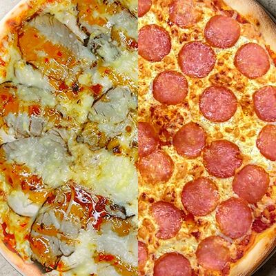 Мясной Чилл и Pepperони в ПиЦЦунда Море начинки по цене 1241 ₽