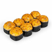 Запеченный острый ролл с лососем в Sushi & Shef