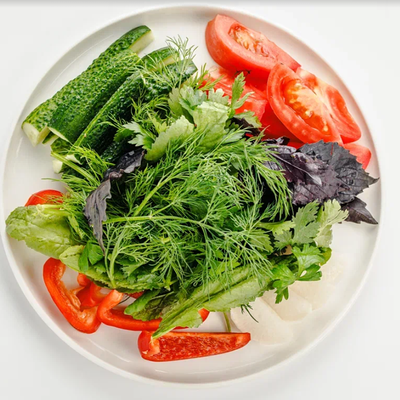 Ассорти из свежих овощей в Причал по цене 640 ₽